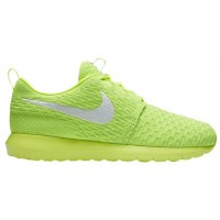 Nike Roshe One Flyknit NM Hommes chaussures vert clair/blanc EZT259