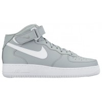Nike Air Force 1 Mid Hommes baskets gris/blanc XRC011