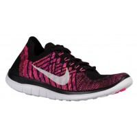 Nike Free 4.0 Flyknit Femmes chaussures noir/rose GIV479