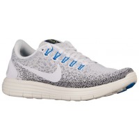 Nike Free RN Distance Femmes chaussures de sport blanc/gris ZGI064