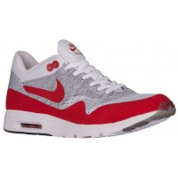 Nike Air Max 1 Ultra FlyknitFemmes chaussures de course blanc/rouge EKC054