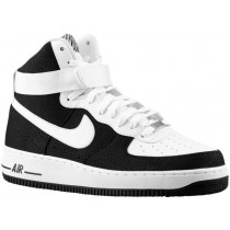 Nike Air Force 1 High 07 Leather Hommes sneakers noir/blanc EKQ793
