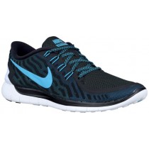 Nike Free 5.0 2015 Hommes chaussures de sport noir/bleu marin DSQ273