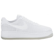 Nike Air Force 1 Low Upstep BR Femmes baskets blanc/gris GFF449
