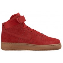 Nike Air Force 1 High Suede Femmes baskets rouge/marron FMZ849
