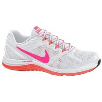 Nike Dual Fusion Run 3 Femmes chaussures de course blanc/gris HYS996