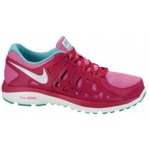 Nike Dual Fusion Run 2 Femmes chaussures rouge/rose PRV895