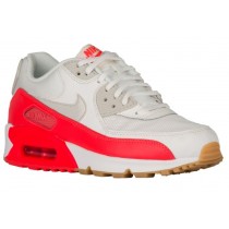 Nike Air Max 90 Femmes chaussures de sport blanc/rouge YEL426
