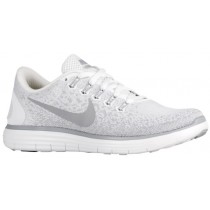 Nike Free RN Distance Femmes chaussures blanc/gris MET042