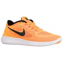 Nike Free RN Femmes chaussures de sport Orange/noir RLD997